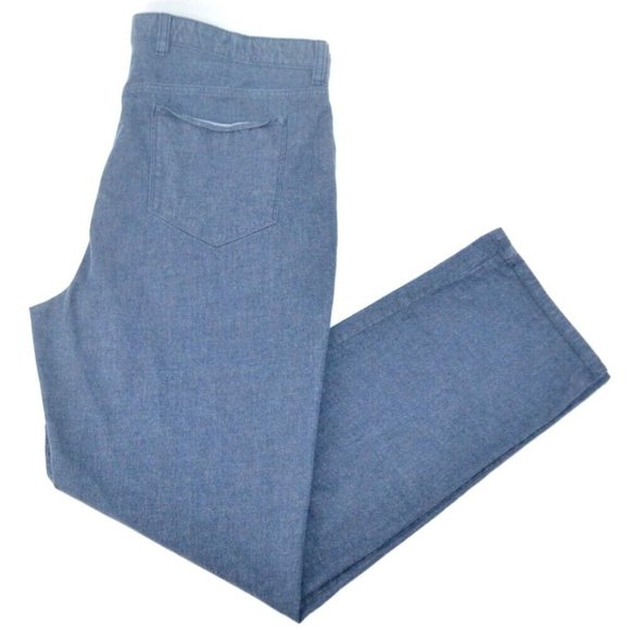 JOHNSTON & MURPHY Men's Regular Fit 5 Pocket Dungarees SIZE‎ 38/32 Blue - Picture 1 of 6